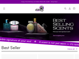 perfumedaddy.pk homepage screenshot