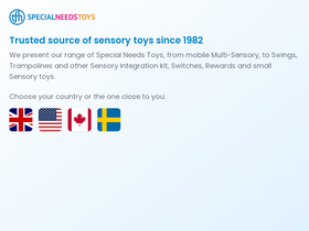 'specialneedstoys.com' screenshot