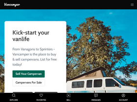 'thevancamper.com' screenshot