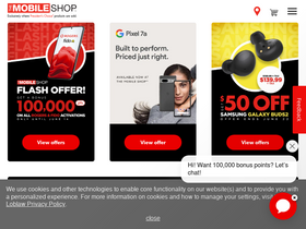 'themobileshop.ca' screenshot