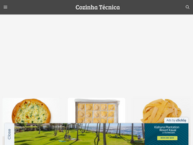 'cozinhatecnica.com' screenshot