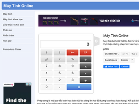 'maytinhonline.com' screenshot