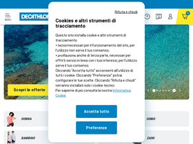 'decathlon.it' screenshot