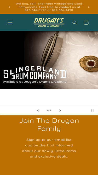 drugansdrums.com
