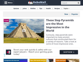 'ba-bamail.com' screenshot