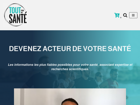 'toutpourmasante.fr' screenshot