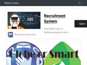 'globeorsmart.com' screenshot