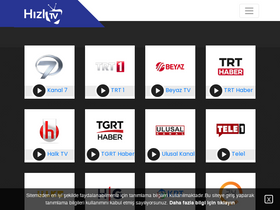 'hizli.tv' screenshot