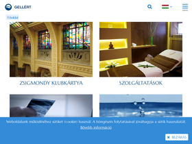 'gellertfurdo.hu' screenshot