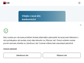 'kb.cz' screenshot
