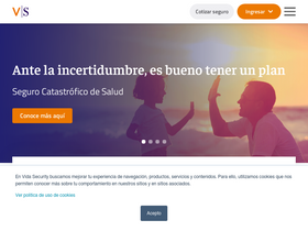 'vidasecurity.cl' screenshot