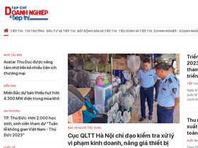 'doanhnghieptiepthi.vn' screenshot