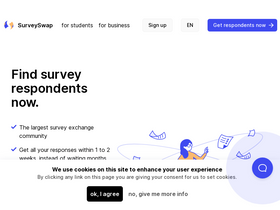 'surveyswap.io' screenshot