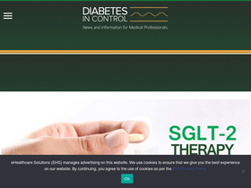 'diabetesincontrol.com' screenshot