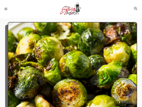 'thespicyapron.com' screenshot