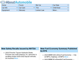 'aboutautomobile.com' screenshot