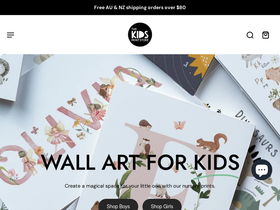 The Kids Print Store website screenshot