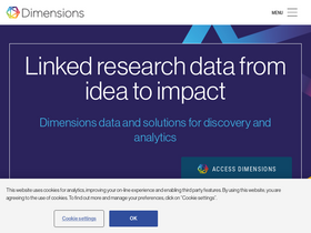 'dimensions.ai' screenshot