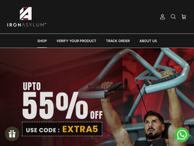 ironasylum.in homepage screenshot