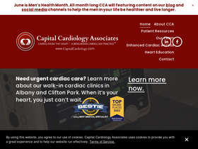 'capitalcardiology.com' screenshot
