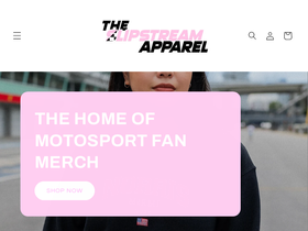 theslipstreamapparel.com homepage screenshot