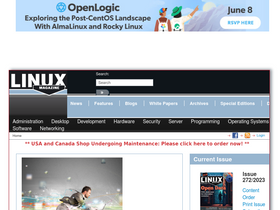 'linux-magazine.com' screenshot