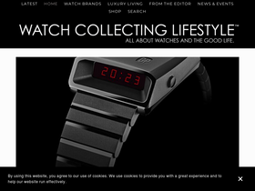 'watchcollectinglifestyle.com' screenshot