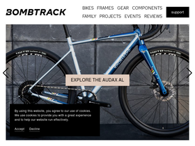 'bombtrack.com' screenshot