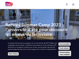 'sncf-reseau.com' screenshot