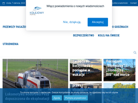 'kolejowyportal.pl' screenshot