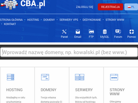 'cba.pl' screenshot