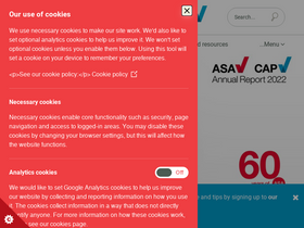 'asa.org.uk' screenshot