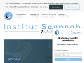 'institutsounnah.com' screenshot