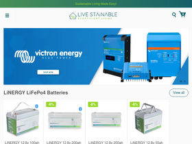 'livestainable.co.za' screenshot