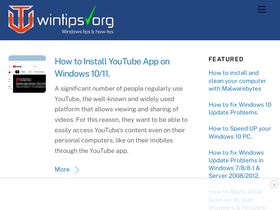 'wintips.org' screenshot