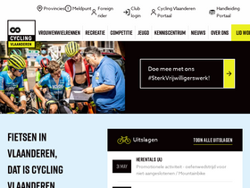'cycling.vlaanderen' screenshot