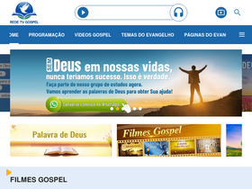 'redetvgospel.com.br' screenshot