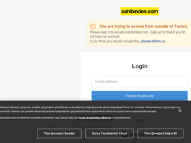 'sahibinden.com' screenshot