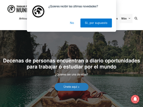 'trabajarporelmundo.org' screenshot