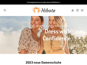 'hibote.de' screenshot