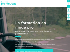 'promotrans.fr' screenshot