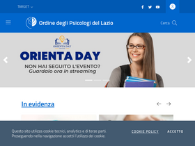 'ordinepsicologilazio.it' screenshot
