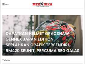 'mekanika.com.my' screenshot