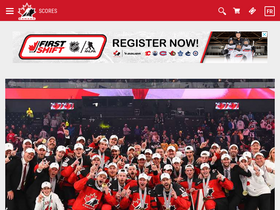 'hockeycanada.ca' screenshot