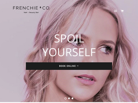 frenchieandco.co.nz homepage screenshot