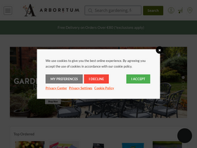 'arboretum.ie' screenshot