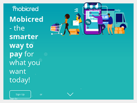 'mobicred.co.za' screenshot