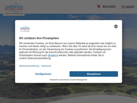 'chiemsee-alpenland.de' screenshot