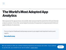 'flurry.com' screenshot