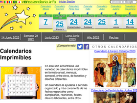 'vercalendario.info' screenshot